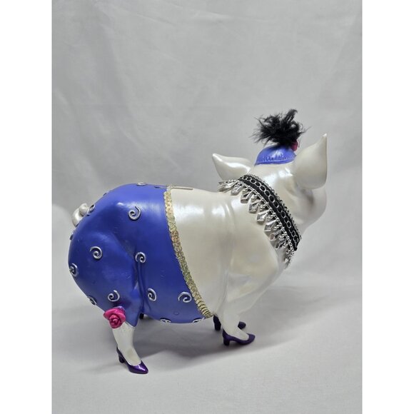 Novelty Sassy Pig Diva Piggy Bank- VTG 90s- Read Description - Picture 10 of 16